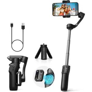 iSteady X3 SE Plus Gimbal Stabilizer for , 3-Axis Phone Gimbal with Detachable Remote Control, Extendable Rod, 11-Hour , Portable Foldable Stabilizer for Video Recording