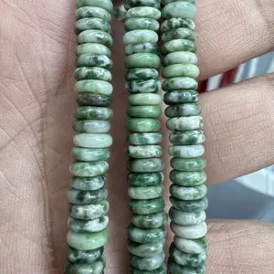 Best-selling 2x6mm premium green dot round spacer beads, crafted from high-end luxury materials, combining fashion aesthetics with elegant style.Suitable for various DIY jewelry projects, including bracelets, bangles, necklaces, earrings, studs, drop ear