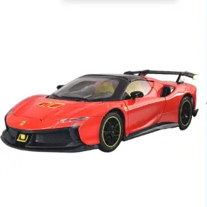 Ferrari F90 Sports Car Model, High-End Collectible Toy Vehicle, Perfect Gift for Ferrari Enthusiasts & Car Lovers