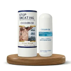 CELLOVER Clinical Strength Antiperspirant Spray - 48Hr Sweat & Odor Control - No Baking Soda Parabens or Phthalates - 1.76 oz - Unisex