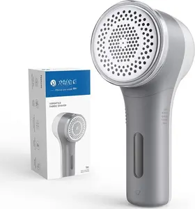 Fabric Shaver, Sweater Shavers to Remove Pilling, High-Perf Defuzzer, Rechargeable Electric Lint Shaver for Fuzz and Lint Balls from Clothing, Upholstery (Greyish White)