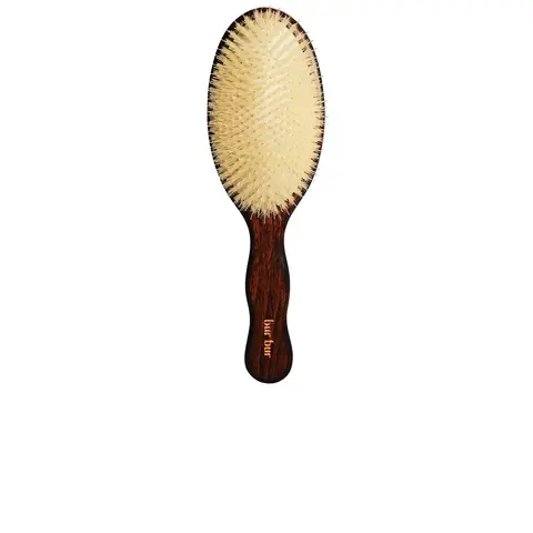 Bur Bur Mermaid Boar Bristle Hairbrush - Beechwood Wooden Handle Bristle Hair Brushes & Combs