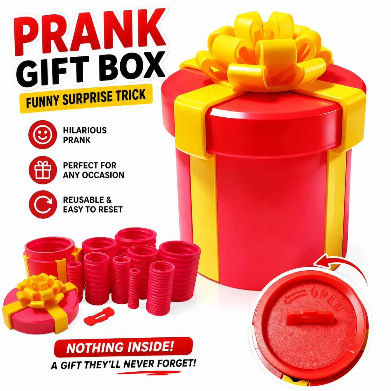Annoying Nested Screw Gift Box Holds Cash Christmas Gift VERY Annoying Gift Box ADHD Stress Reliever and Gift Box for Birthdays