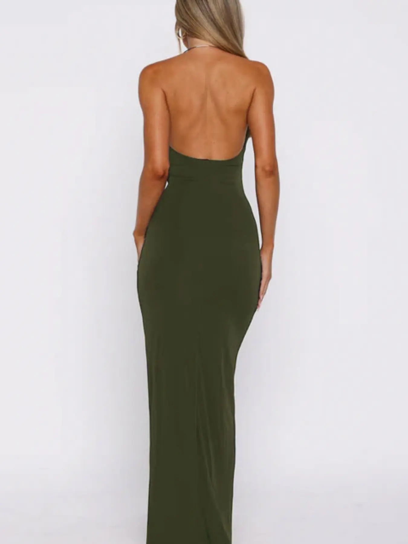 Strapless Deep V Backless Long Dress, Metal Buckle, Slim Fit, No Bra Needed, Elegant Evening Wear, High-Quality Fabric - TikTok Shop Strapless Deep V Backless Long Dress, Metal Buckle, Slim Fit, No Bra Needed, Elegant Evening Wear, High-Quality Fabric - TikTok Shop
