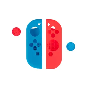Nintendo Switch Game Controller Protection Set, Game Console Accessories, Includes Two Joystick Caps, Silicone Material, Comfortable Grip, Effective Hand Handle Protection