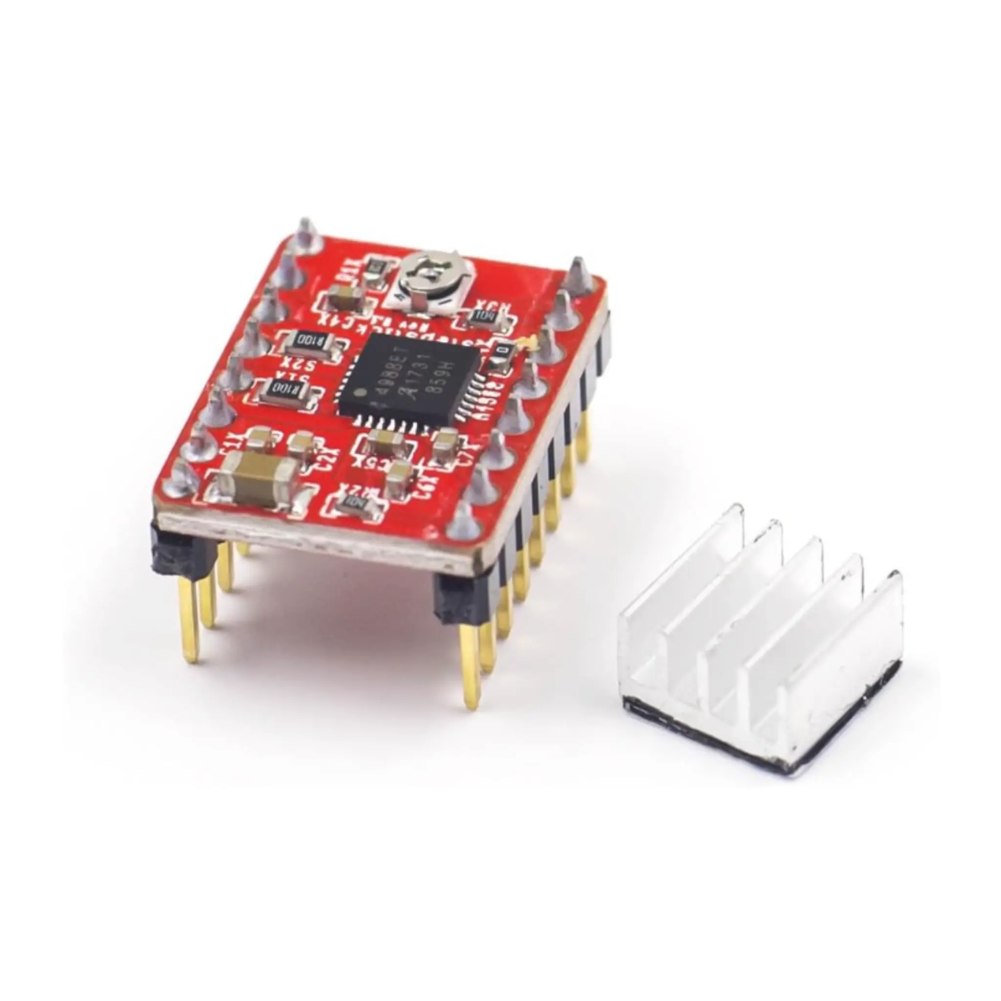 A4988 Pre-Soldered Stepper Motor Driver with Heatsink for 3D Printers & Arduino