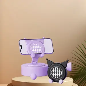 Cute Pig Design Phone Stand, Durable Abs Material, Adjustable Desktop Smartphone Holder, Fun Animal Accessory for Office & Home Use