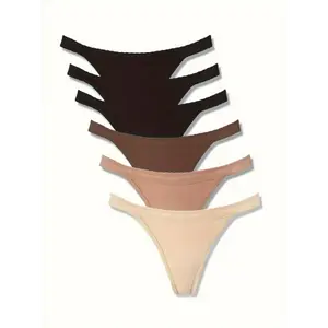 6 Pack Period Thong Underwear Lace Panties Light Absorbency Seamless Leakproof for Women