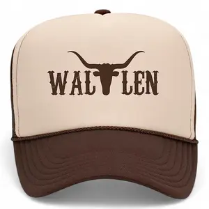 Wallen Cowboy Collection Trucker Hat | Country Cowgirl Western Howdy | Premium Mesh Foam Snapback Hat for Men & Women