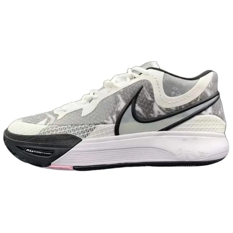Nike Kyrie 8 White Black Versatile Comfort Low Top Basketball Shoes Men's DJ6017-101