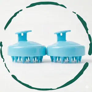 2-Pack Scalp Scrubber & Hair Growth Massager