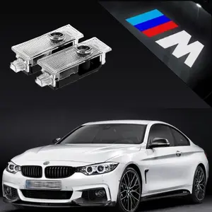 2PCS BMW Logo Projector Lights  - HD Ghost Shadow Welcome Lights for E92 E60 E61 E65 F01 F02 F10 F15 F X5/X3/F30/G30, Viral Car Styling Accessories