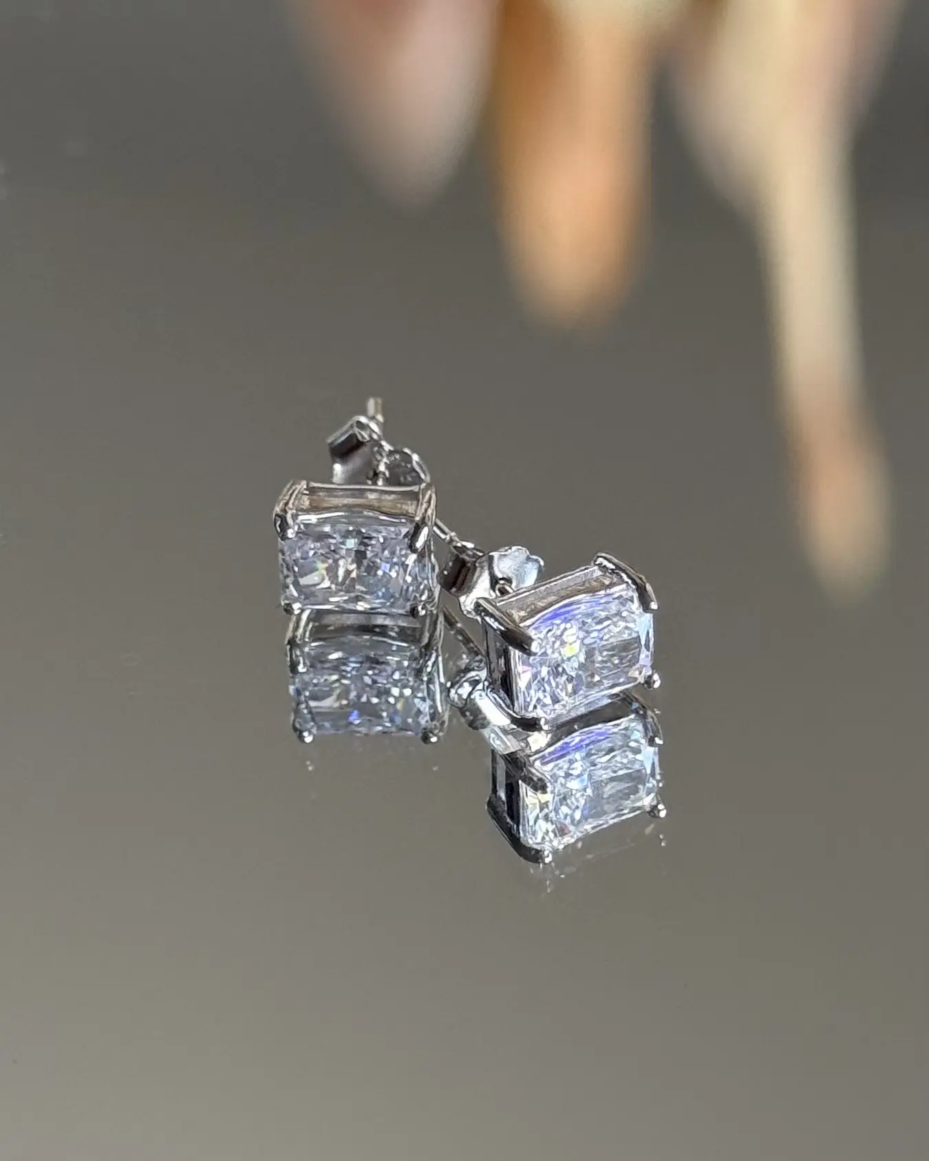 925 Sterling Silver Rhodium-Plated Earrings – Tarnish-Resistant Fine Jewelry