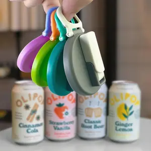 4-Pack Reusable Soda Can Lids with Silicone Straws - Beverage Covers for Seltzer & Juice, Ideal for Children's Day, Colorful Soft Drink Can Lid