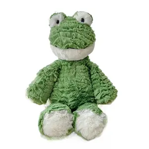 Green Frog Plush Toy |   Soft Polyester Stuffed Animal, Cozy Sofa Cushion, Home Decor & Perfect Birthday Gift for Women