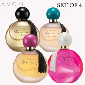 Far Away EDP 1.7 FL. oz. Set, Original, Bali, Gold, & Infinity. Set of 4