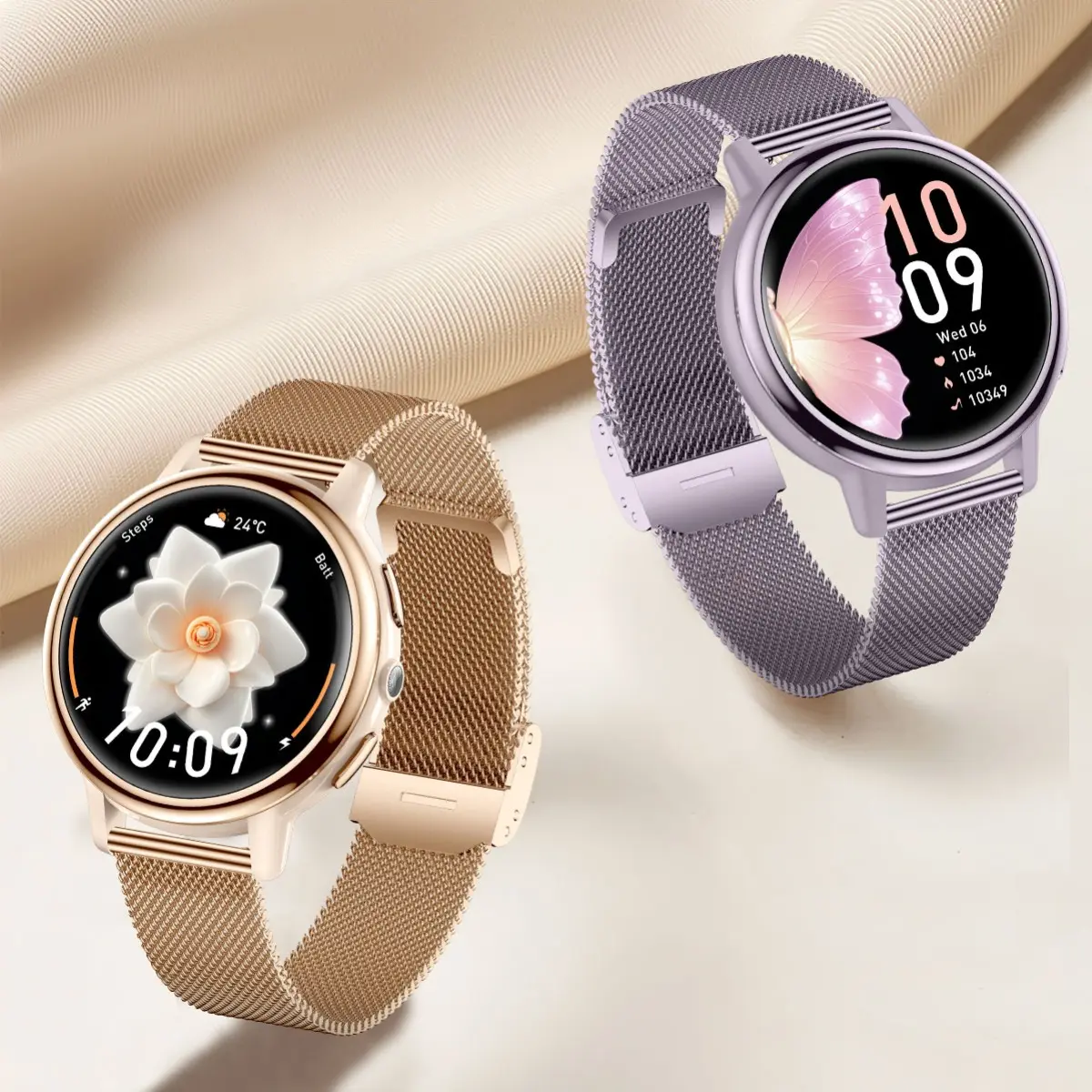 Women's Smartwatch, Health Fitness Smartwatch, Multifunctional Smart Watch, Wearable Wristwatch, Fitness Tracker Watch, LED Display Digital Sport Watch, Perfect Gift Idea for Women & Girls