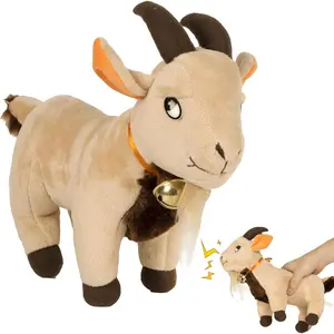 Screaming Goat – 11" Plush Desk Makes Hilarious Screaming Sound - Funny Gag Gift for Friends and Coworkers