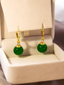 New Traditional Bead Earrings, Vintage Agate Studs, Unique Fashion Jewelry for Women, Elegant and Stylish Ear Accessories
