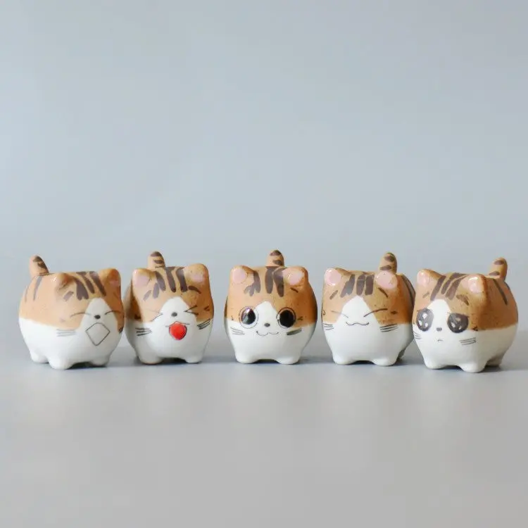 Cute Cat Ceramic Flower Pot
