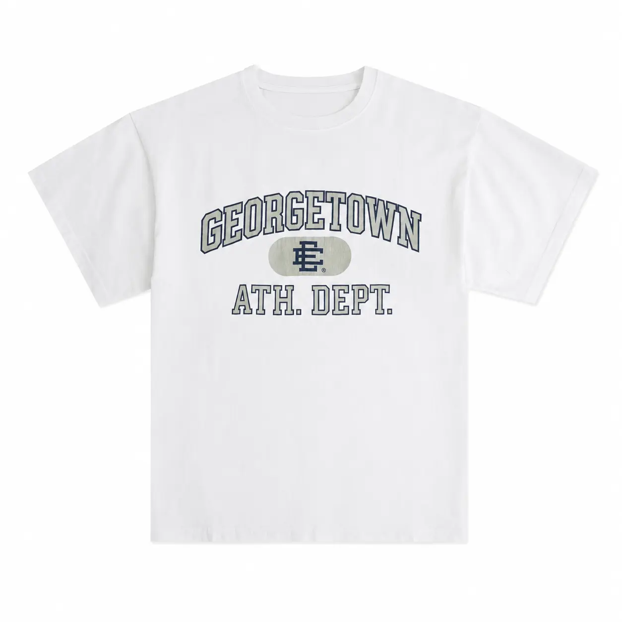 Georgetown Athletic Dept Graphic T Shirt Vintage College Style Unisex Varsity Tee Retro Campus Outfit
