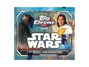 ONE PACK - 2025 Topps Chrome Star Wars Hobby Box