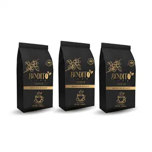 Bendito Café – Ground Coffee, Fresh Medium Roast, 340g (Pack of 3) – 100% Colombian Coffee