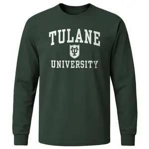 Tulane University Heritage Long Sleeve T-Shirt (Hunter Green)