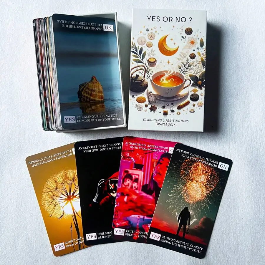 Clarifying Life Situations Oracle Cards Deck - Beginner-Friendly Fortune Telling Toy for Life Guidance