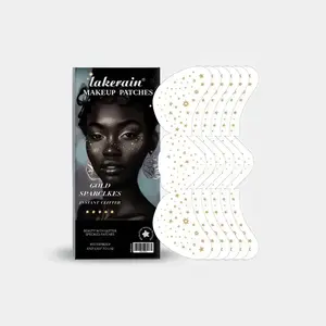 Glitter Freckles Face Tattoo, 6 Sheets/box Sparkle Freckle Tattoo, Stardust Speckle Makeup Patch, Face Tattoo for Women & Girls