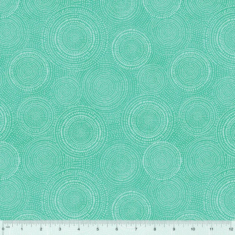 Fabric Windham Turquoise Radiance by the Quarter Yard 53727-19