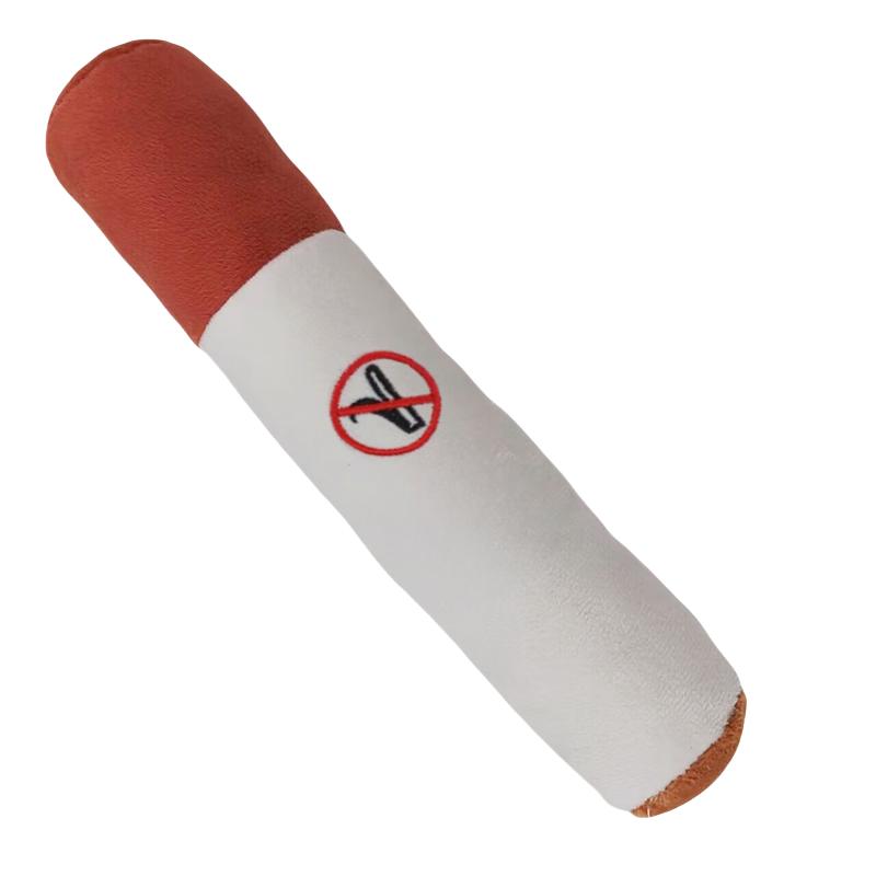 Interactive Dog Joint Sound Puppy Toys Cigar For Small Resistant Squeak Dogs Indestructible Dog Plush Chewing Toy Pet Bite Toys