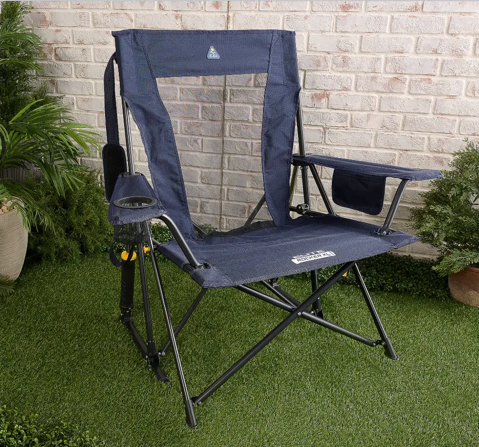 GCI Outdoor XL Elite Portable Rocking Chair with Pocket