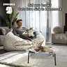 POMESEA Classic Glow in the Dark Cat Hammock - Polyester-Geometric Mesh Nylon, Breathable Fabric, Soft Elevated Pet Bed, Tool-Free Desk-Side Lounge, Secure Sleep Furniture for All Breeds (Up to 66 lbs, 21"L x 16"W x 7.8"TH)