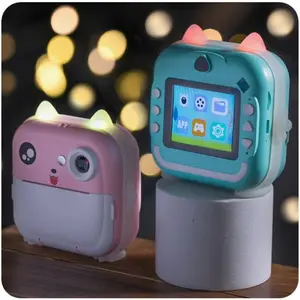 Portable Instant Camera, 1 Set Rechargeable HD Camera with 32G Storage Card & Print Paper & Accessories, Photo Taking Camera for Gifts