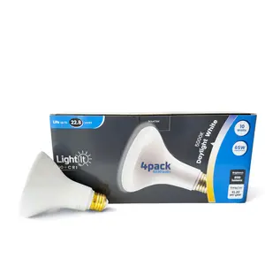 BR30 Daylight - Dimmable LED Light Bulbs, 5000K Daylight White, 850 Lumens, E26 Base, 4-Pack