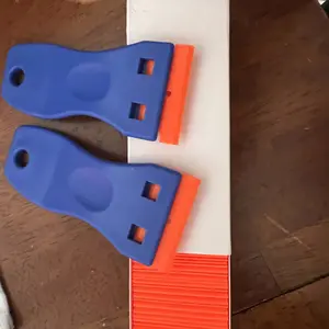 Plastic Razor Blade Scraper, Scraper Tool with Plastic Blades, Cleaning Scraper Remover for Stickers, Decals, Adhesive, Labels, Paint, Glass, Car, Window #TOP PICKS