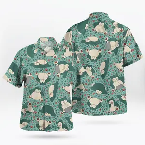2026 Hot Hawaiian Sets PKM [FREESHIP] Fresh Summer – Youthful – Bold with the Snor PKM Hawaiian Shirt Sleepy Tropical Aloha Shirt
