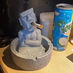 Creative and personalized office handmade ashtray for home living room, light luxury high-end ashtray, cute and quirky for men