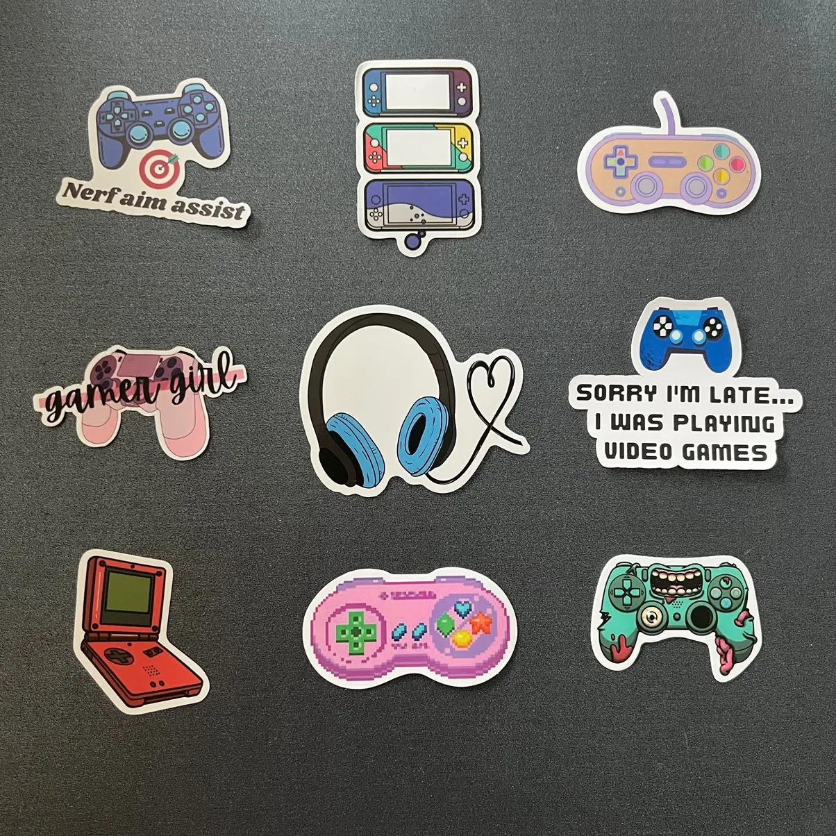 Gaming Vinyl Sticker Bundle
