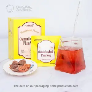 Digestion Tea Sweet And Sour Taste Of Osmanthus And Dark Plum Tea 100g 10g×10pack Caffeine Free With Osmanthus, Dark plum, Rock sugar, Hawthorn, Mulberry