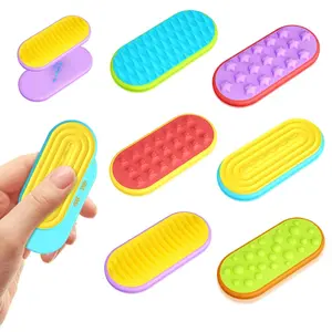 Silicone Magnetic Sliders Sensory Fidget Toy, Ideal for Autism & Adhd Relief, Perfect for Kids/teens/adults, Essential Travel Accessory