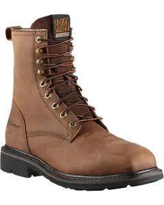 Ariat Men's Cascade 8" Lace-Up Work Boot Steel Toe - 10011917