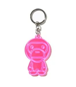 Bape Baby Milo Reflective Keychain Pink
