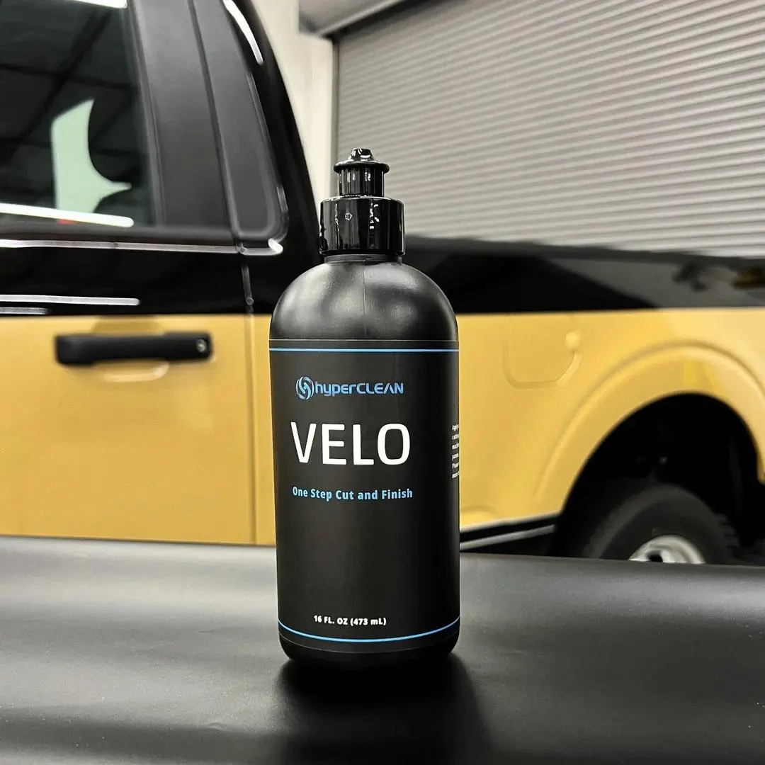 Hyperclean Velo 1-Step Cut and Finish Liquid Paint Polish - Automotive, Motorcycle Paint Care Solution for Car Washing, Maintenance, Liquid Paint Polishes