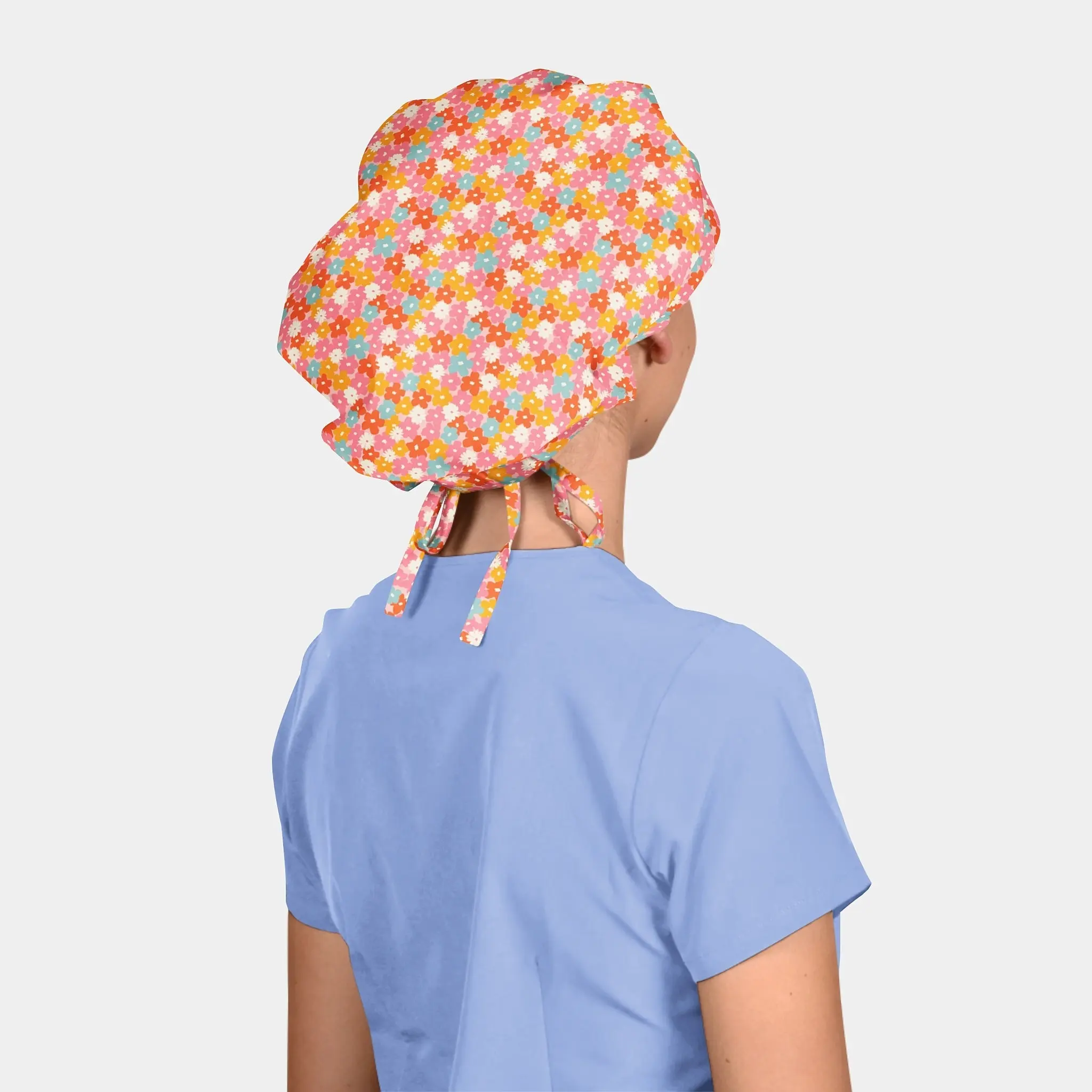 Spritz of Sunshine - Poppy Bouffant Surgical Cap