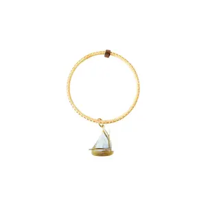 The (Nautically) Charmed Cabin Boy Bangle - Sailboat