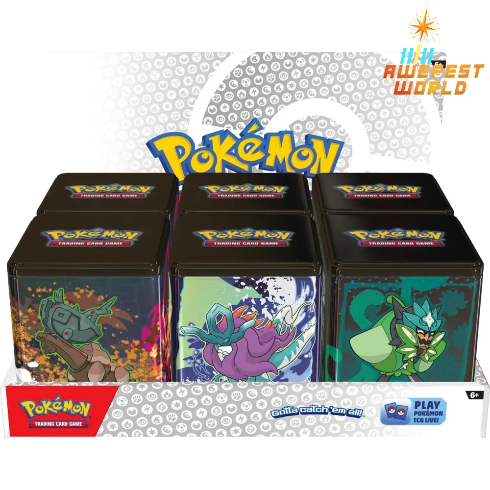 Pokemon Scarlet & Violet 2025 Ogerpon Stacking Tin