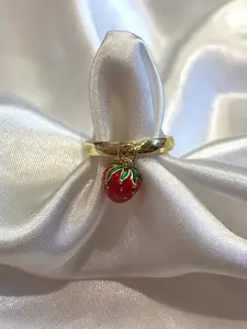 Strawberry Ring (Adjustable)