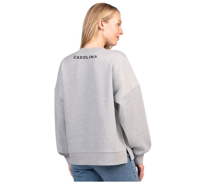 NFL Officially Licensed Women's Lurex Fleece Crewneck